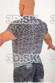 Upper body gray tshirt 0005